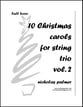 10 Christmas Carols for String Trio vol. 2 P.O.D. cover